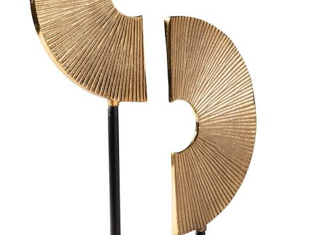 Berrnette - Gold Finish   Black - Sculpture Online now