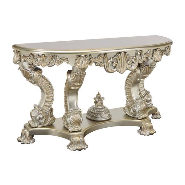 Sorina - End Table - Antique Gold Finish - 36  Online Hot Sale