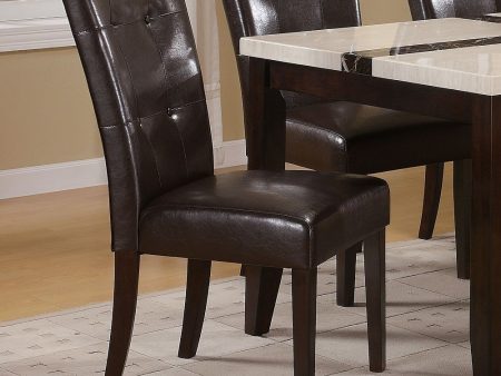 Britney - Side Chair (Set of 2) - Dark Brown - 20  Discount