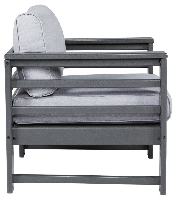 Amora - Charcoal Gray - Lounge Chair w Cushion (Set of 2) Supply