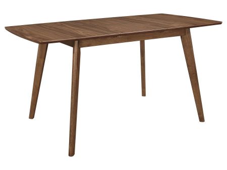 Alfredo - Extension Leaf Dining Table - Natural Walnut For Sale