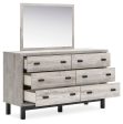 Vessalli - Gray - Dresser And Mirror For Sale