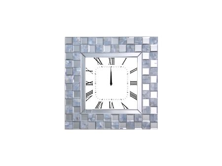 Nasa - Wall Clock - Mirrored & Mother Pearl Online