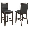 Prentiss - Upholstered Counter Chair (Set of 2) - Cappuccino For Cheap