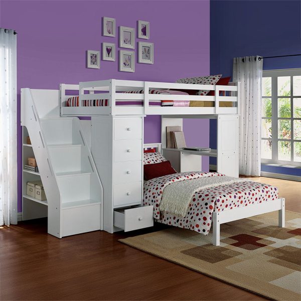 Freya - Twin Bed - White Online Sale