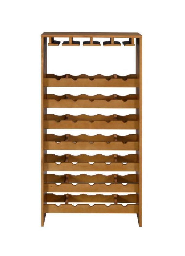 Hanzi - Wine Cabinet - Oak Finish Online Hot Sale