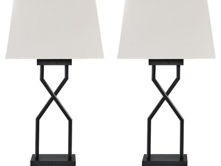 Brookthrone - Black - Metal Table Lamp (Set of 2) Online now