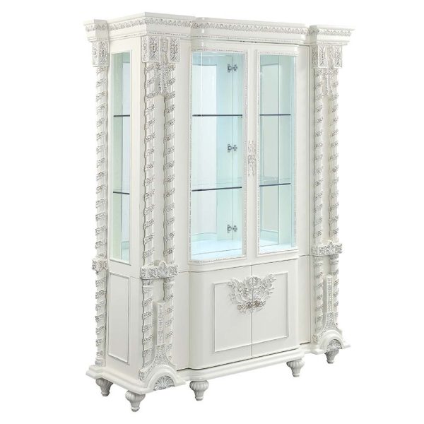 Vanaheim - Curio - Antique White Finish For Sale