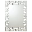 Forman - Greek Motif Frameless Wall Mirror - Silver Discount