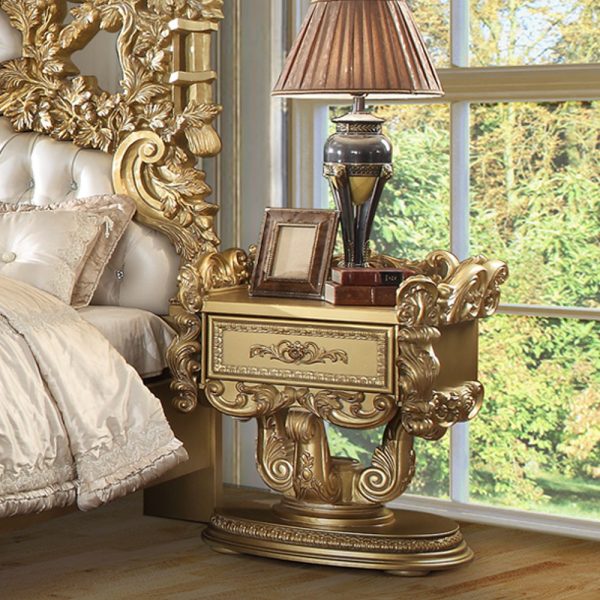 Bernadette - Nightstand - Gold Finish Online