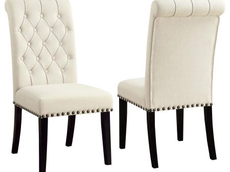 Alana - Fabric Upholstered Dining Side Chair (Set of 2) - Beige Discount