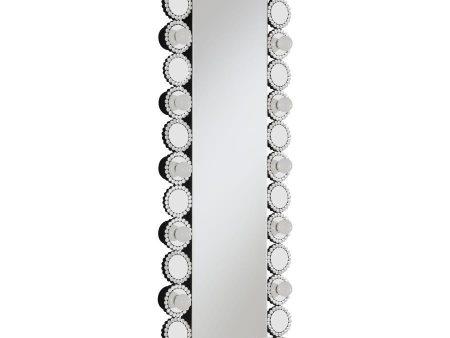 Aghes - Wall Mirror With Lighting - Silver Hot on Sale