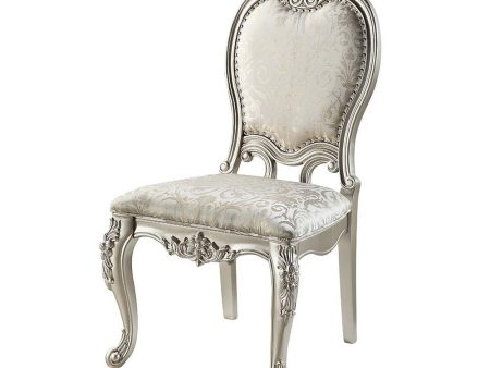 Bently - Side Chair (Set of 2) - Fabric & Champagne Finish Fashion