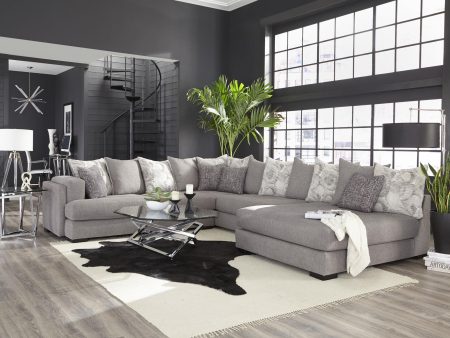 Garrett Sterling 3pc Sectional Sale