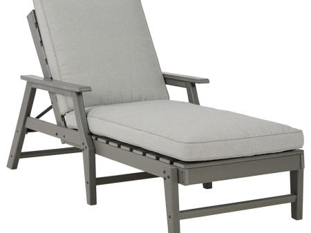 Visola - Gray - Chaise Lounge with Cushion Sale