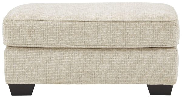 Haisley - Ivory - Ottoman For Discount