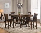 Dewey - 5 Piece Rectangular Dining Table Set - Walnut Supply