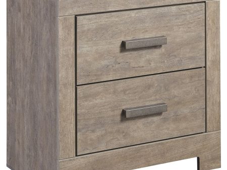 Culverbach - Gray - Two Drawer Night Stand Discount