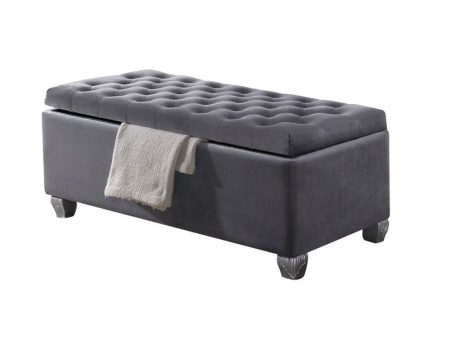 Rebekah - Bench - Gray Fabric Cheap