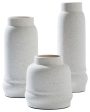 Jayden - White - Vase Set (Set of 3) For Discount