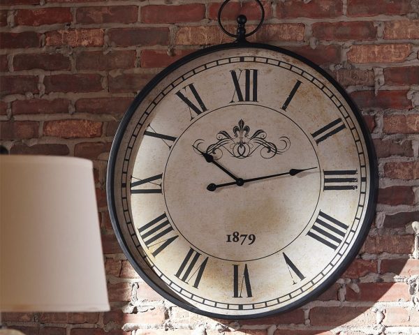 Augustina - Antique Black - Wall Clock For Sale