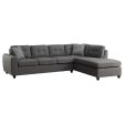 Stonenesse - Sectional Sofa With Storage Ottoman Set - Gray Online Hot Sale