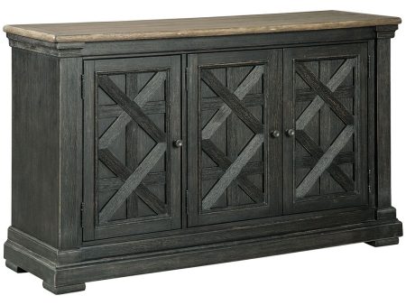 Tyler - Black   Gray - Dining Room Server Discount