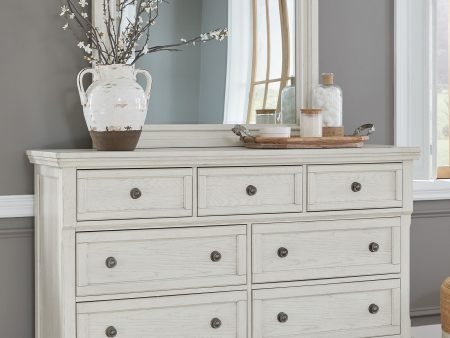 Robbinsdale - Antique White - Dresser, Mirror Online