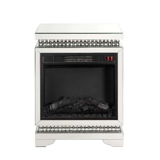 Lotus - Fireplace - Mirrored & Faux Diamonds Discount