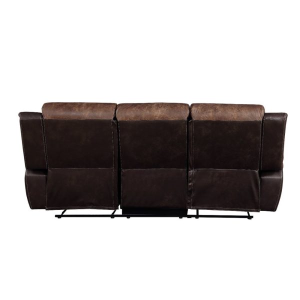 Jaylen - Sofa - Toffee & Espresso Polished Microfiber Online Hot Sale