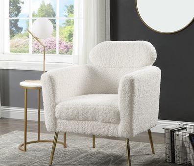 Connock - Accent Chair - White For Cheap