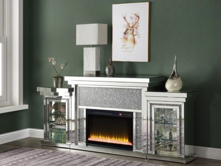 Noralie - Fireplace - Mirrored - Wood Online now