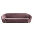 Abey - Sofa - Pink Velvet Online Hot Sale