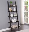 Colella - 5-Shelf Ladder Bookshelf - Cappuccino Fashion