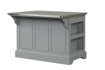 Urrur - Kitchen Island - Gray Finish Online Sale