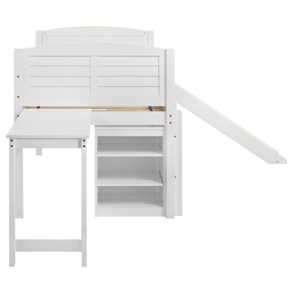 Millie - Twin Workstation Loft Bed - White Sale