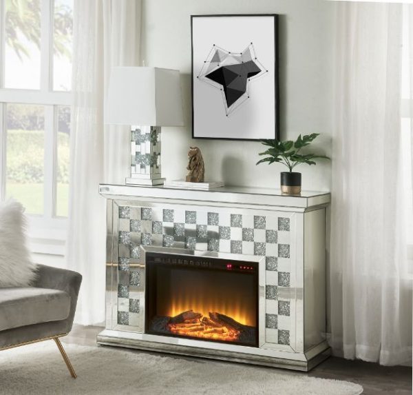 Noralie - Fireplace - Mirrored For Discount