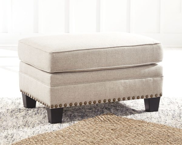 Claredon - Linen - Ottoman Online Sale