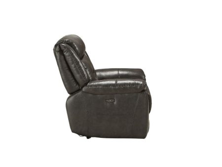 Imogen - Recliner - Gray Leather-Aire Supply