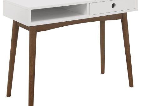 Bradenton - 1-Drawer Wood Writing Desk - White For Sale