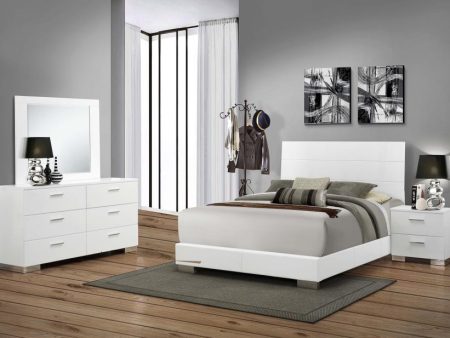 Felicity - Contemporary Panel Bed Bedroom Set Hot on Sale