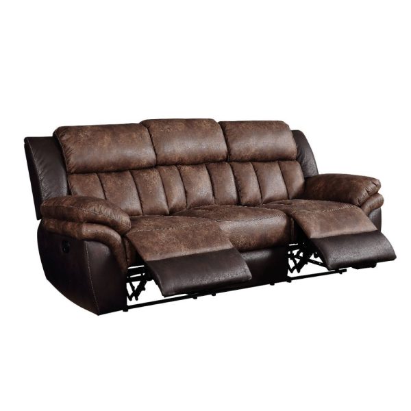 Jaylen - Sofa - Toffee & Espresso Polished Microfiber Online Hot Sale