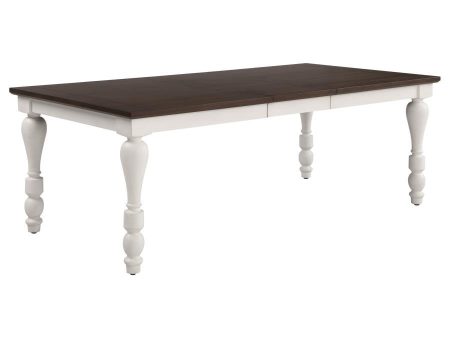 Madelyn - Extension Leaf Dining Table - Coastal White Online Sale