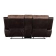 Jaylen - Loveseat - Toffee & Espresso Polished Microfiber For Discount