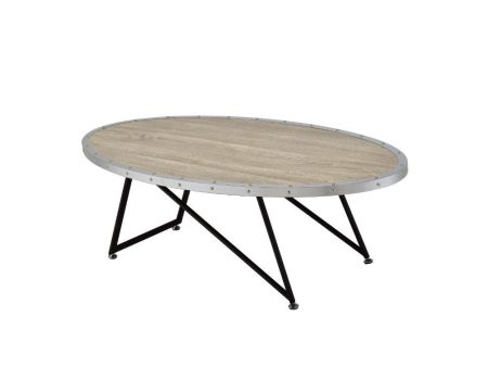 Allis - Coffee Table - Weathered Gray Oak Online