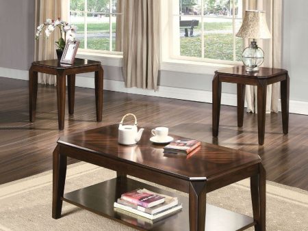 Docila - Coffee Table Set - Walnut - 19  Online Hot Sale