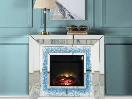 Noralie - Fireplace - Mirrored & Faux Diamonds - 41  For Discount