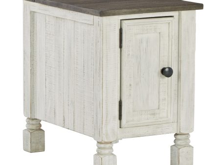 Havalance - White   Gray - Chair Side End Table Online Hot Sale