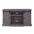 Admon - TV Stand - Gray Oak Online Hot Sale