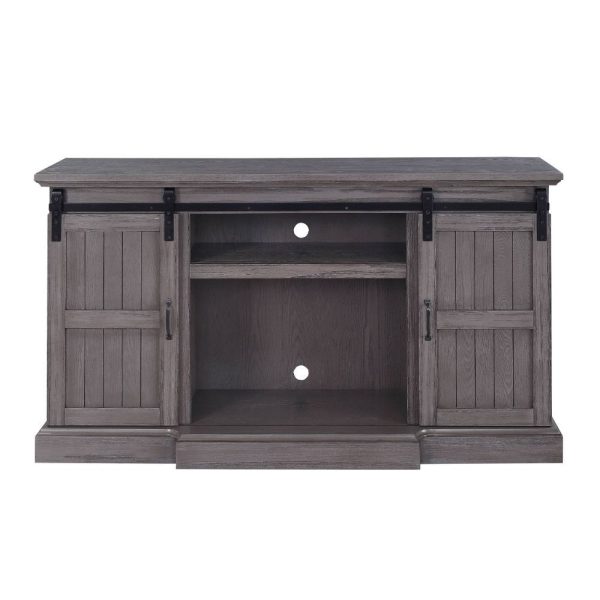 Admon - TV Stand - Gray Oak Online Hot Sale